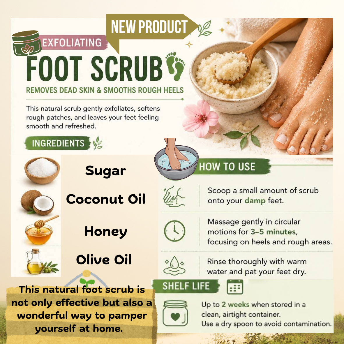 Sugar Foot Scrub